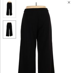 Dennis by Dennis Basso Black Wide Leg Pant size 1X